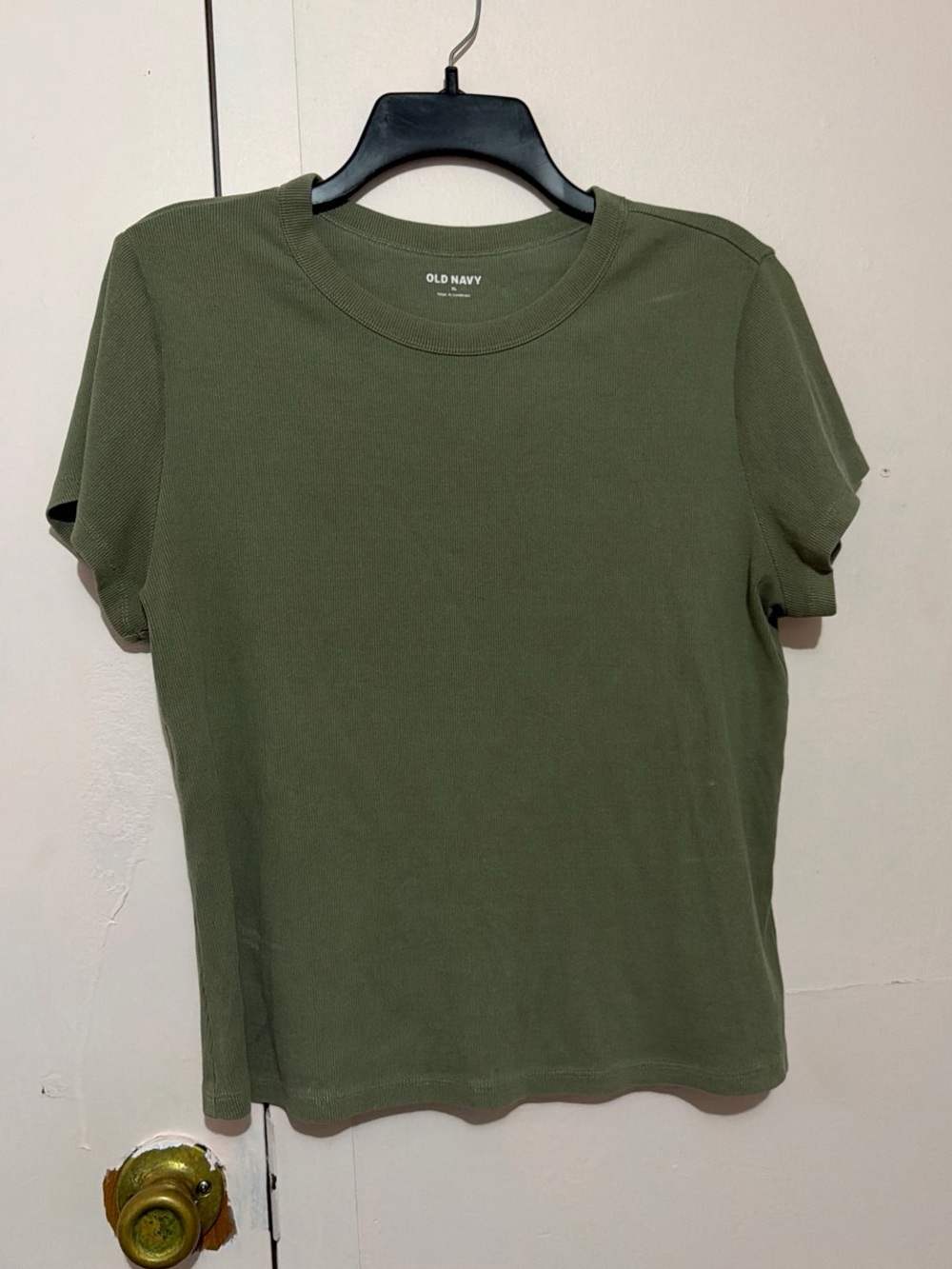 Old Navy Olive Crewneck Short Sleeve Tee